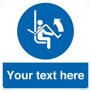 Custom Mandatory: Open safety bar of chairlift